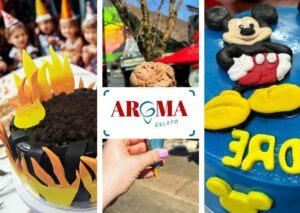 Aroma Coffee and Gelato coffee shop gelato stand hire for kiddies parties