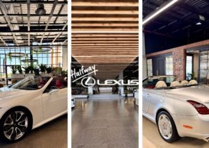 Halfway Lexus Pretoria East showroom and vehicles
