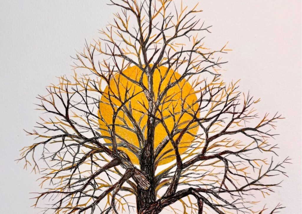 Fingerprint Trees fingerprint tree guestbook by Leonor
