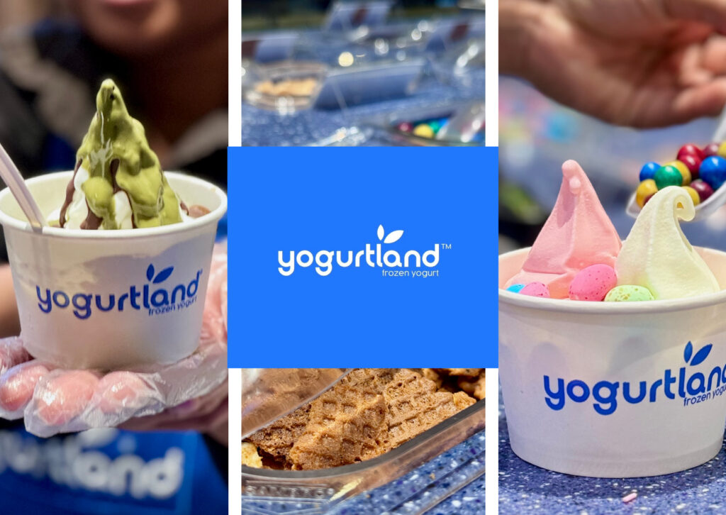 Yogurtland frozen yoghurt at Menlyn Maine in Pretoria
