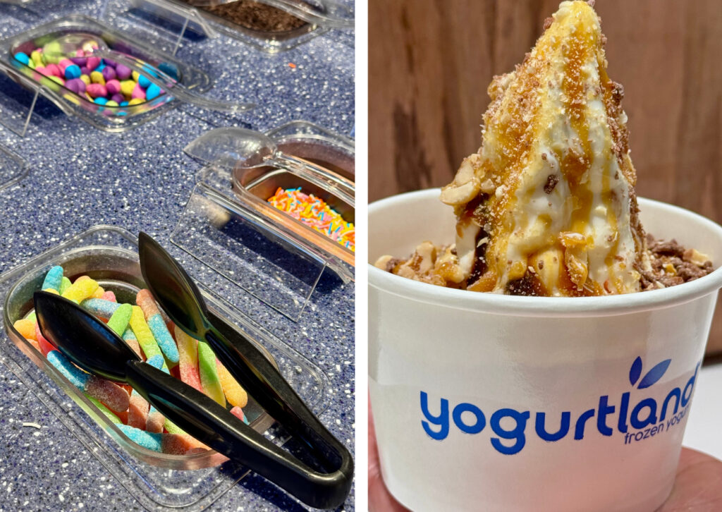 Yogurtland Menlyn Maine premium frozen yoghurt Pretoria
